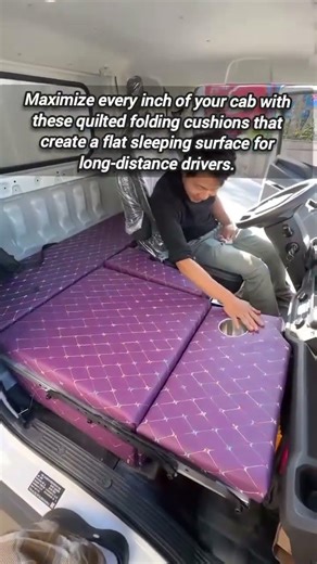 Innovative Space Saving Sleeper Bed For Modern Truck Drivers