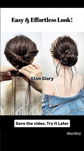 How to Do a Twisted Updo| Easy Elegant Hairstyle for Long Hair ✨#TwistedUpdo #RomanticUpdo #MessyBun