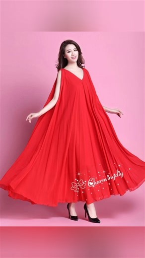 a line long frock design #frockdesign #ladiesfashion #frock