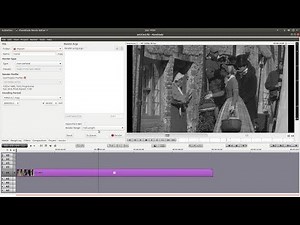 Flowblade: Convert A Color Video Clip To Black And White. A Video Editing Tutorial For Beginners.