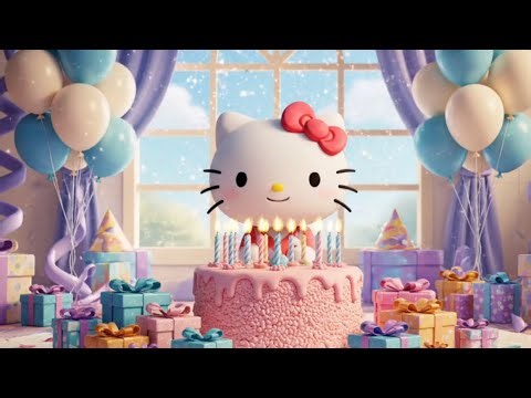 Birthday Party Song! 🎈 Learn to Celebrate & Share with Hello Kitty and Friends