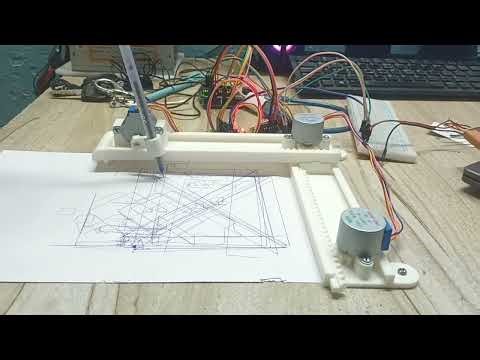 How to make a CNC writing machine and drawing machine #drawing #machine #plotter #homework #writing