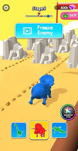 🎮 Dino Ninja Race Stage 🦖👑 #shorts #mobilegame #trex