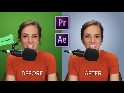 How to Fix Bad Green Screens in Adobe Premiere and After Effects 2020