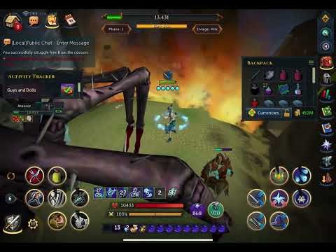 RS3 Easy Araxxi on mobile with revolution [necromancy]