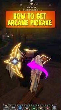 HOW TO GET ARCANE PICKAXE IN THE FORGE ON ROBLOX