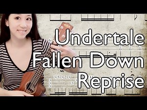 Undertale Fallen Down Reprise ukulele tabs play-along