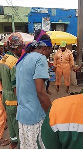13 reactions | Just now. Hapless, helpless Lagis Street cleaners at Ojota, taking their case to God and mourning their colleagues, mowed down by a commercial bus driver escaping from the claws of LASTMA officers. Does this happen in other climes? Who will speak for them? How long will this continue? | Yemi Shodimu | Facebook