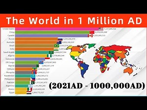 The World in 1 Million AD Population Statistics(2021A.D-1000,000A.D) Overpopulation-Earth Population