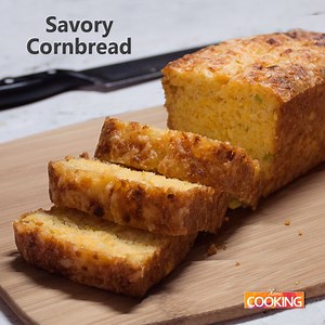 Savory Cornbread FULL RECIPE: https://goo.gl/hHdGjR | Home cooking