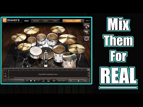 Mixing With EZdrummer: Exporting Individual Drum Tracks