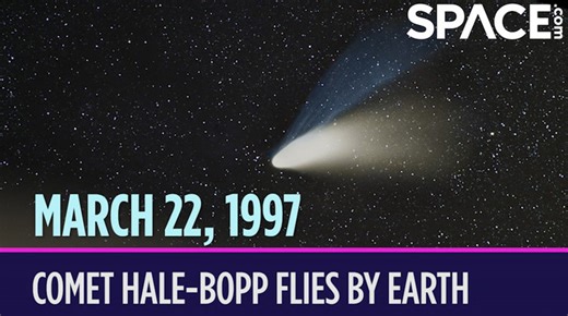 OTD in space – March 22: Comet Hale-Bopp flies by Earth