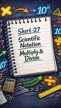 Master Multiplication & Division in Scientific Notation! #maths #elementarymath