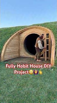 🏡 Building a Real-Life Hobbit House – Complete DIY Project