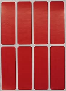 Royal Green Red Labels Stickers 1 x 3 inch, Writable Rectangle Label for File Folder Tabs - 800 Pack