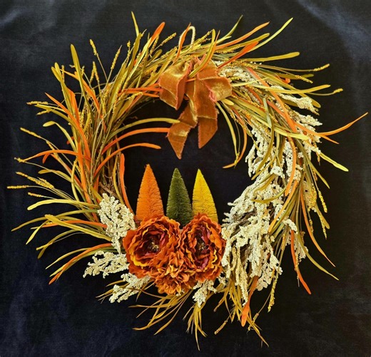 Festive Autumn Wreath - Etsy