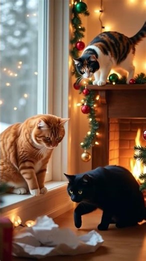 Jingle Bells Cat Dance 🎄😹 | Funny Christmas Beat Kitty Video