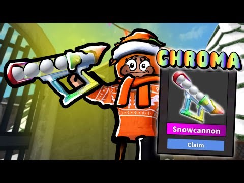 I GOT CHROMA SNOWCANNON! (CHRISTMAS)