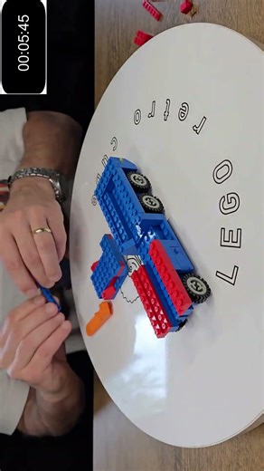Lego 733 Bus assembly is slightly different_short #lego #retrocube #bus #733 #legobuilding #basic