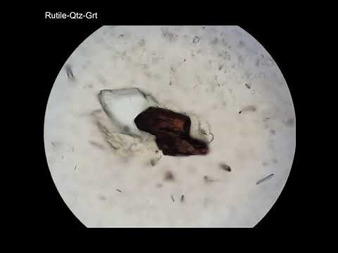 Rutile tutorial Optical mineralogy
