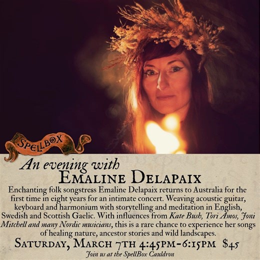 An evening with Emaline Delapaix