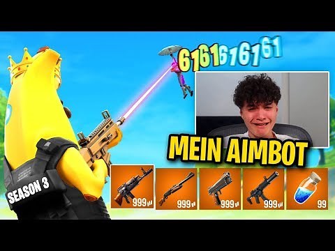 I've been using FaZe Jarvis AIMBOT weapons for 24 HOURS... in Fortnite German