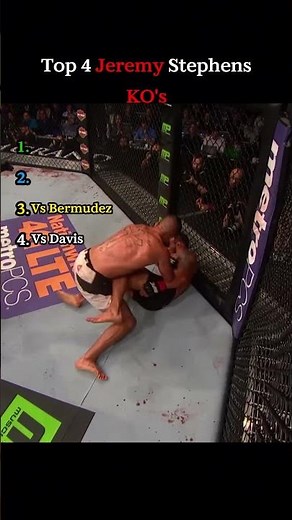 Jeremy Stephens’ Most BRUTAL Knockouts 💀 | Top 4 Finishes