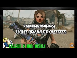 FALLOUT 4 VESTITI - OUTFITS MOD: Femshepping's Light Brawler Outfits