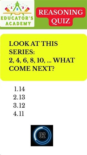 Number Series Reasoning Quiz #quiz #shorts #viral #motivation