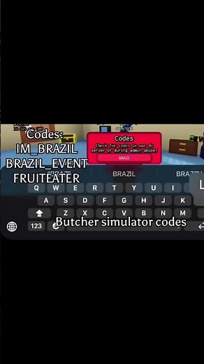 Butcher simulator codes #vanity #roblox #lifeisbutadream #bloopers #nothingimposibleinthisworld #rbx