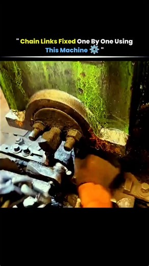 @solved_science on Instagram: "This video shows a chain assembly machine that connects individual metal links one at a time with high precision. The open link is inserted into the machine, which presses and secures it to form a closed loop, repeating the process to build a continuous chain. This method ensures strength and uniformity, making it suitable for industrial chains used in lifting, towing, and heavy machinery. The automation increases production speed and reduces manual effort while ma