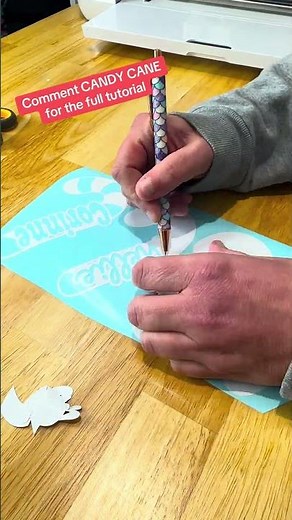 Make these candy cane design full tutorial available #cricut #cricutdesigns #cricutprojects