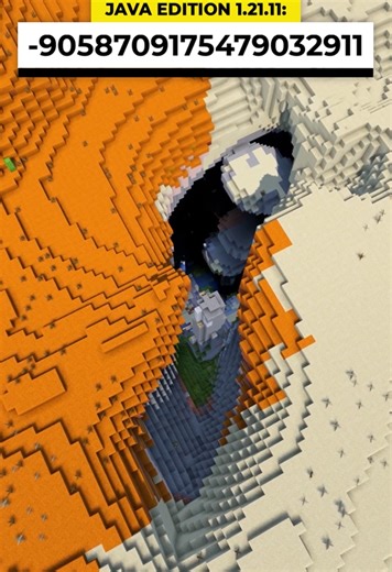 Minecraft seed with a completely underground village | Rare world generation