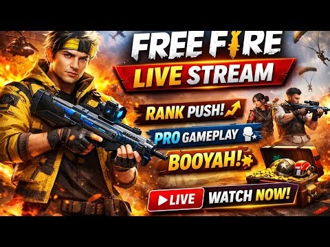 FF LIVE STREAM 😈 Rush Gameplay | Hindi #lateststream #ffnews #ffmod