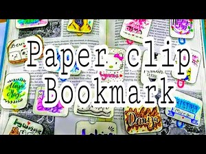 How to make DIY paper clip bookmark | Art Tutorial by Yen Arts