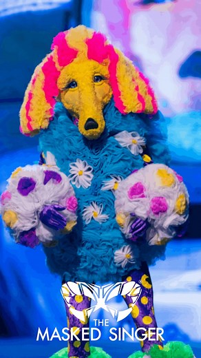 🎭SEASON 3 REVEAL! | 8. POODLE! #reels #themaskedsinger | The Masked Singer UK