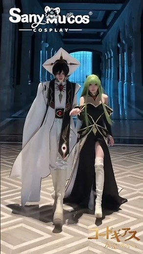 🖤Code Geass Cosplay C.C. Queen and Lelouch Emperor Cosplay Costume💚 #sanymucos #cosplay #Code Geass