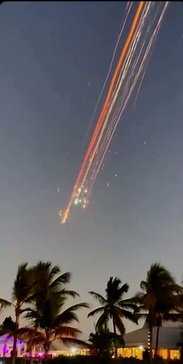 SpaceX Flight 7 Ends in Fire Over the Caribbean