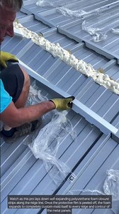 Metal Roof Ridge Cap #oddlysatisfying #woodworking #contruction #diyhacks #lifehacks #diyprojects