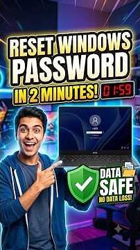 🔐 Forgot Your Windows Password? No Problem! 😱** Reset Windows Password simple method 💻 #Viral