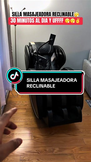 Descubre lo nuevo en esta silla masejeadora reclinable con gravedad 0 #creatorsearchinsights #massagechair #sillamasajeadora #tiktokshopstockup #tiktokshopspringglowup