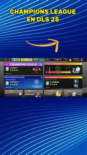La Champions League en DLS 25: Ediciones y Animaciones
