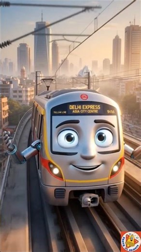 Delhi Metro 🚇 | Shehar Ki Lifeline (Hindi Animation Short) #shorts