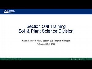 508 Digital Accessibility Training (2/2023)