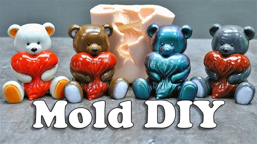 How to make a silicone mold and cast plaster figurines DIY