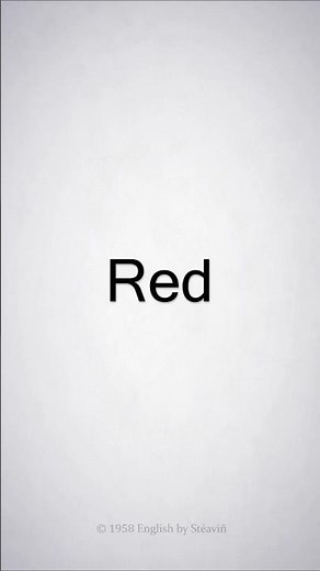 How to Pronounce Red