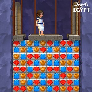 1.6M views · 192 reactions | Be the savior! Match jewels, rescue heroes, conquer levels. Play our match-3 game today! | Jewels of Egypt | Facebook