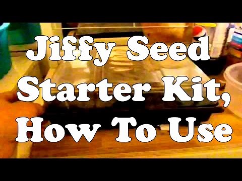 Jiffy Seed Starter Kit, How To Use