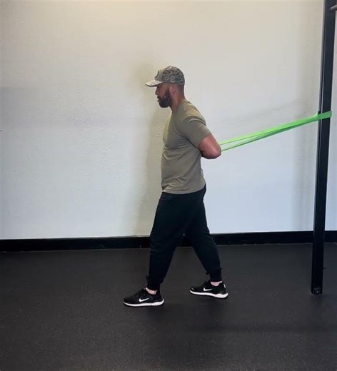 Banded Distraction Internal Shoulder Rotation