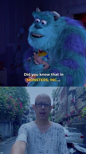 Did you know that in MONSTERS, INC....